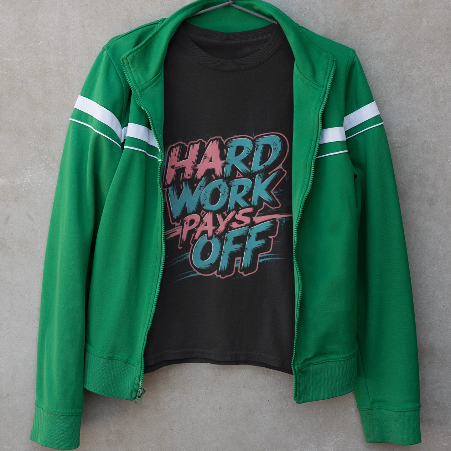 hard work pays off gym t shirt