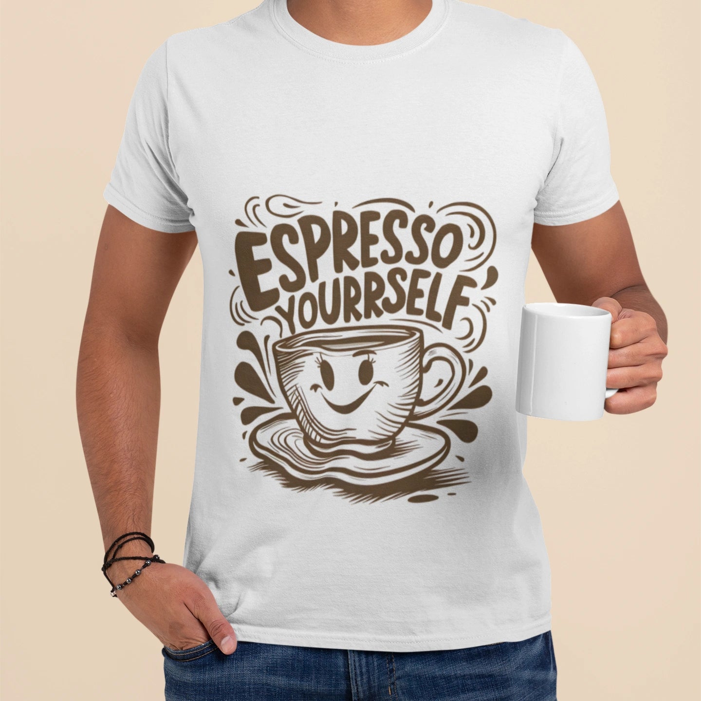 espresso yourrself coffee t shirt