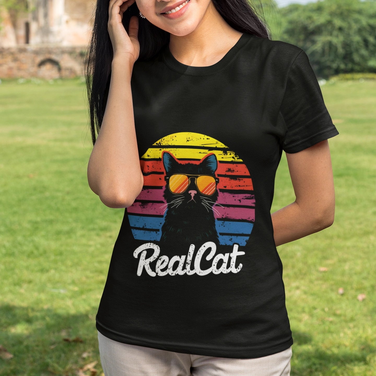 real cat t shirt