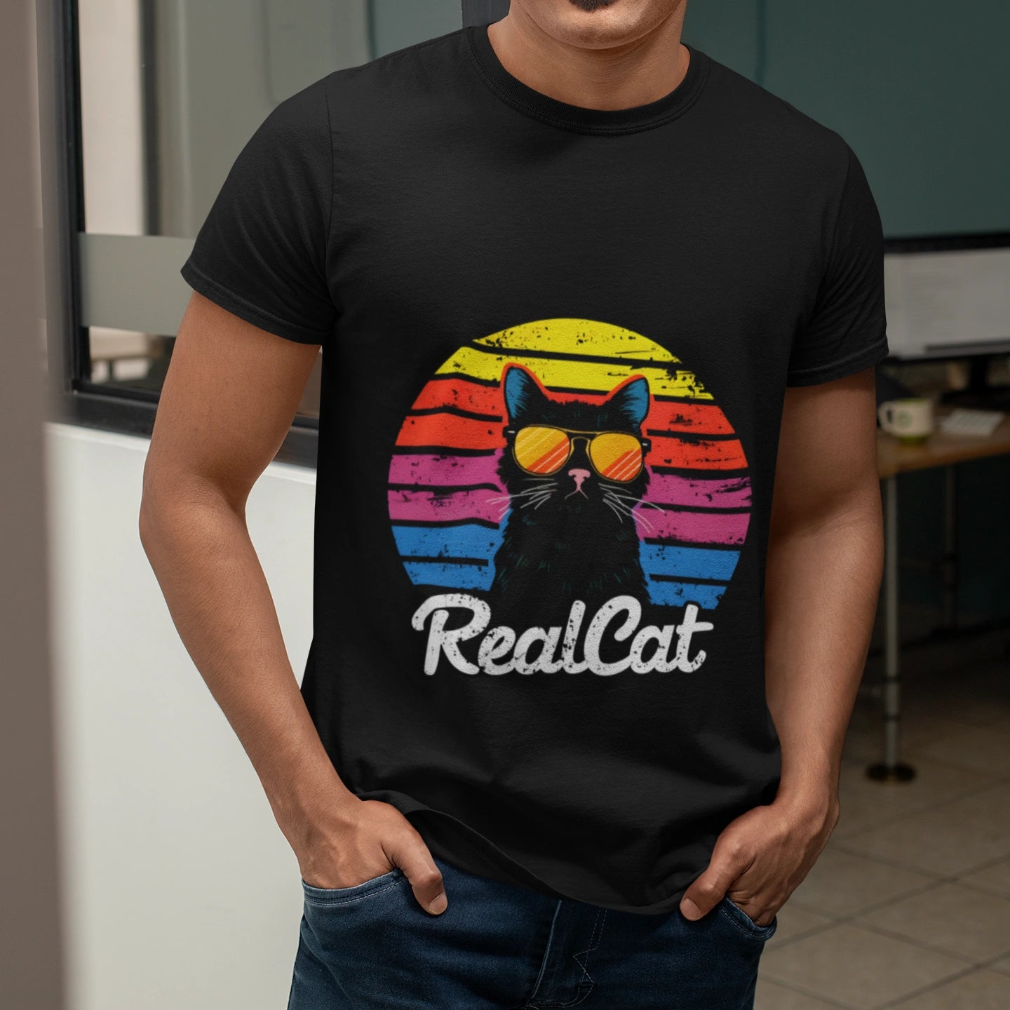 real cat t shirt