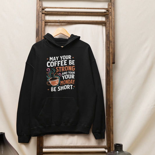 may your coffee be strong and your monday be short hoodie