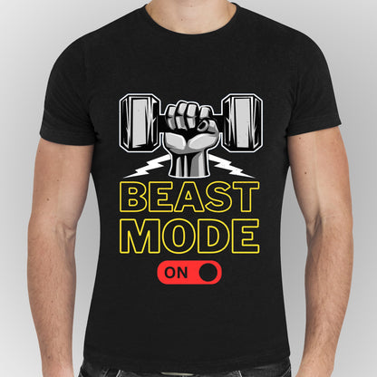 BEAST MODE ON - Premium Half Sleeve T-shirt