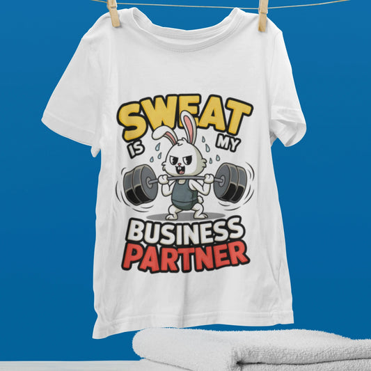 sweat is my business partner gym t shirt