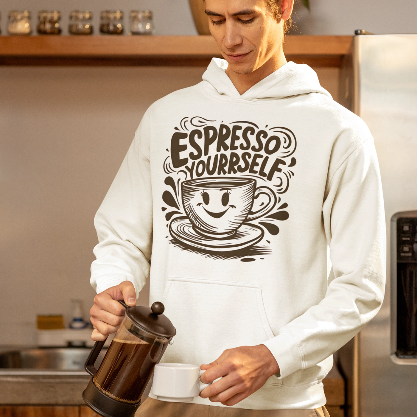 espresso yourself coffee hoodie